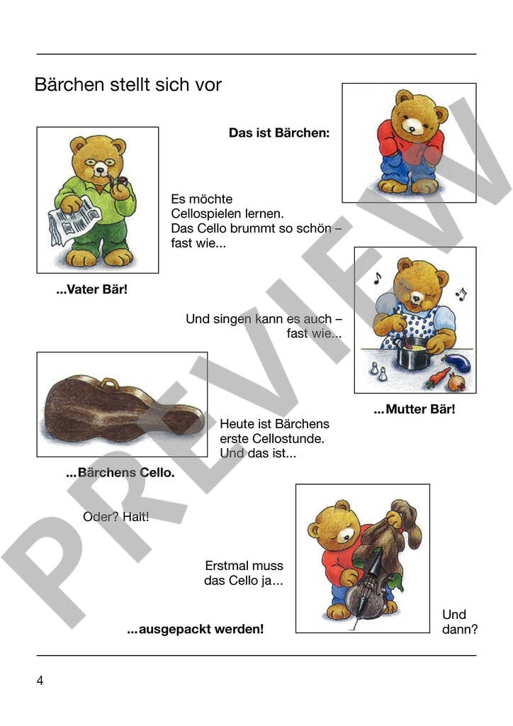 Der Cello-Bär 1 (Cello Schule)